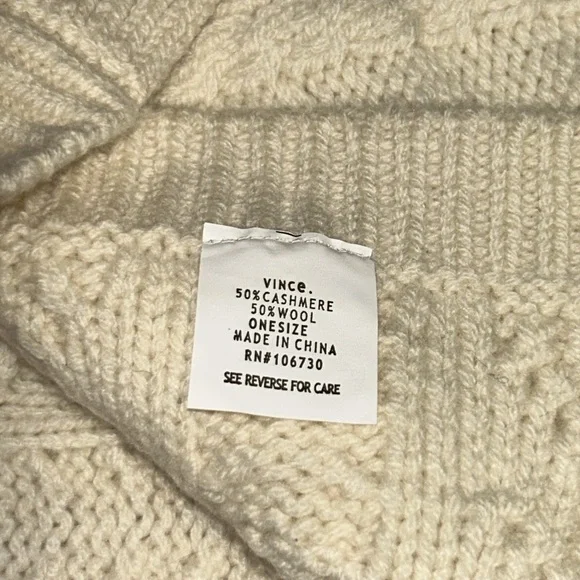 Vince Cashmere and Wool Wrap / Scarf
